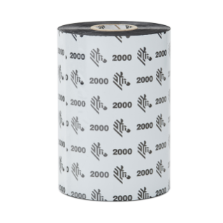 Cinta de cera estándar 2000, transferencia térmica, transferencia térmica, 2.52 "(64 mm) x 984 '(300m), núcleo de 1"(25,4mm) (25,4 mm), 24 cintas por caja, precio por caja