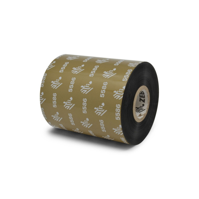 Zebra 5586 cinta de cera / resina, 3.3 "x 244 ', núcleo de 0.5"(12,7mm), 12 rollos por caja, precio por caja
