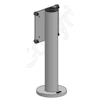 Soporte de poste superior Safeguard, Vesa75 / 100, negro