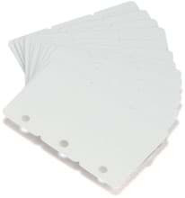 Zebra Premier Color Tarjetas PVC 30mm - Blanco 500 Unidades BREAKAWAY T AGS 3TAGS
