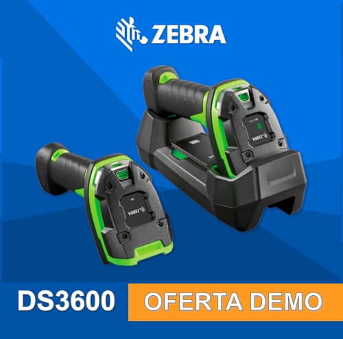 Descuento en la compra de equipos de demostración de hasta el 20 % en DS3600 escáner