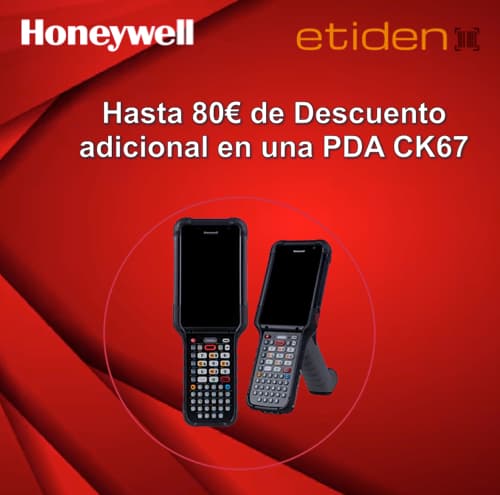 Hasta 40€ de Descuento adicional en una PDA CK67