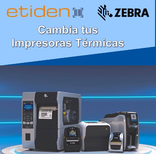 Descuento Especiales si cambia a impresoras Zebra, contacte con nuestros asesores
